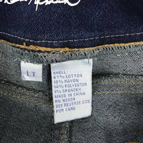 DG2 by Diane Gilman Dark Wash Comfort Waist Jeans Size Jeans LT/Large Tall - Picture 7 of 8